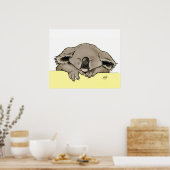 Schlafkoala Poster (Küche)