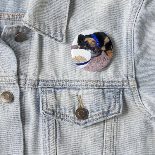 Schlafkopfrottweiler. Button (Beispiel)