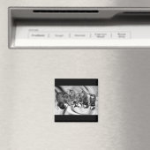 Schlafkopfwelpen Magnet (In Situ (Geschirrspüler))