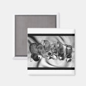 Schlafkopfwelpen Magnet (Vorderseite/Rückseite)