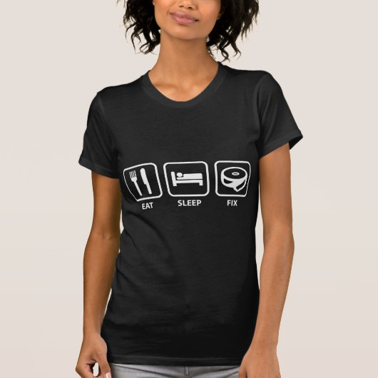 Schlafkorrektur essen T-Shirt (Vorderseite)