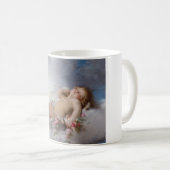 Schlafkreuz (Putto) (von Léon Bazille Perrault) Kaffeetasse (VorderseiteRechts)