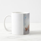 Schlafkreuz (Putto) (von Léon Bazille Perrault) Kaffeetasse (Links)