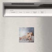 Schlafkreuz (Putto) (von Léon Bazille Perrault) Magnet (In Situ (Geschirrspüler))