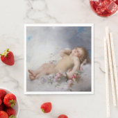 Schlafkreuz (Putto) (von Léon Bazille Perrault) Serviette (Beispiel)