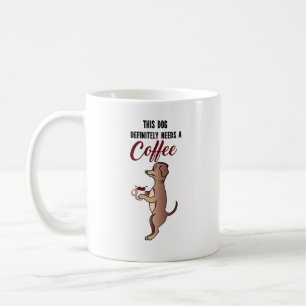 Schlaflicher Hund. Hündlich müde. Funny Dog Kaffeetasse