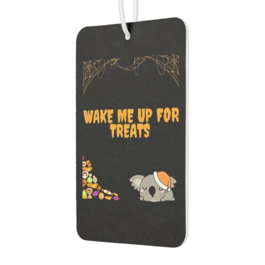 Schlafliches Tier für Halloween-Leckereien! Klassi Autolufterfrischer (Links)