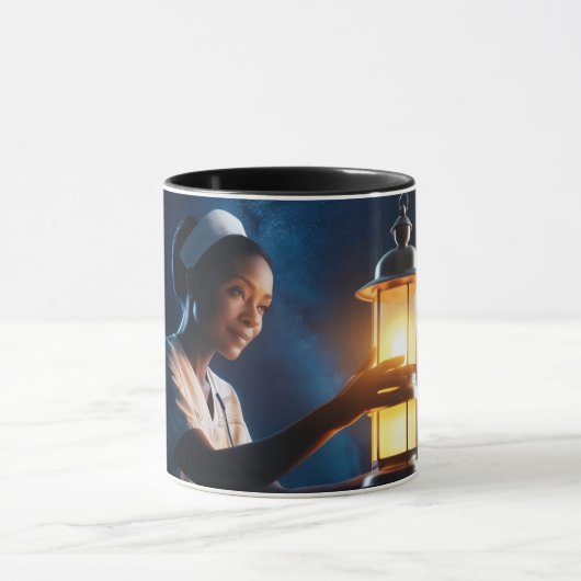 Schlafloser Held Becher Tasse (Zentrum)