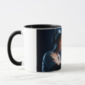 Schlafloser Held Becher Tasse (Links)