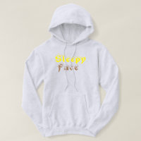 Schlafloses Gesicht: Asche Grau - Hooded Sweatshir