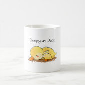 Schlaflosigkeit als Ente Kaffeetasse (Mittel)