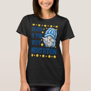 Schlaflosigkeit Gnome Opa mit gestreiftem PJ für M T-Shirt