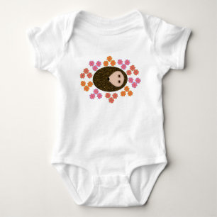 Schlaflosigkeit Igel und Blume Baby Strampler