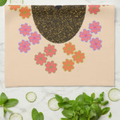 Schlaflosigkeit Igel und Blume Handtuch Küche (Gefaltet)