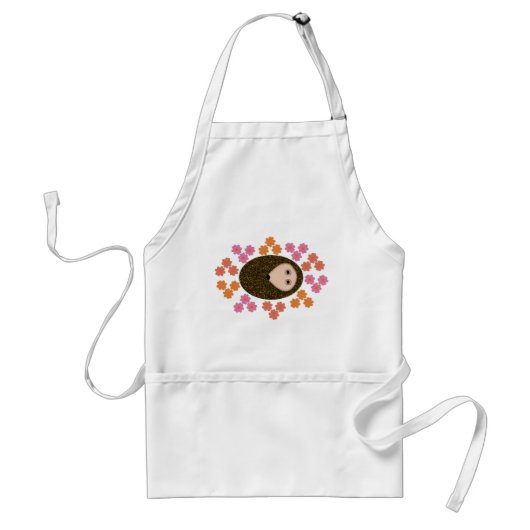 Schlaflosigkeit Igel und Blume Kochen Schürze (Vorne)