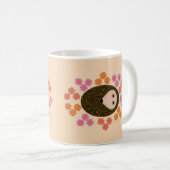 Schlaflosigkeit Igel und Blume Tasse (VorderseiteRechts)