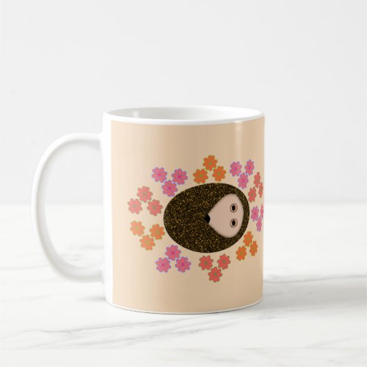 Schlaflosigkeit Igel und Blume Tasse (Links)