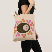 Schlaflosigkeit Igel und Blume Tote Tasche (Von Nahem)