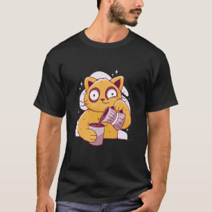 Schlaflosigkeit Kaffee Katze Katzen Haustier Koffe T-Shirt