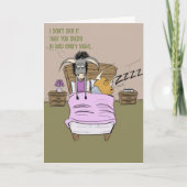 Schlaflosigkeit Karte (Vorderseite)