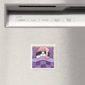 Schlaflosigkeit Kopf - Katzenmagnet Magnet (In Situ (Geschirrspüler))