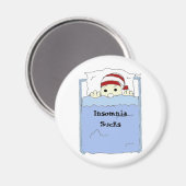 Schlaflosigkeit Magnet (Vorderseite/Rückseite)
