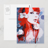 Schlaflosigkeit Postkarte (Vorne/Hinten)