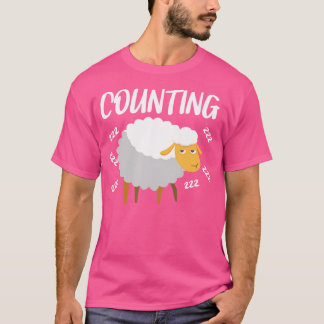 Schlaflosigkeit Tieridee Schlafen Bauer Zählen Sch T-Shirt