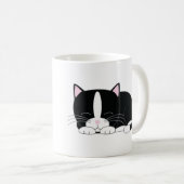 Schlaflosigkeit {Tuxedo} Kaffeetasse (VorderseiteRechts)