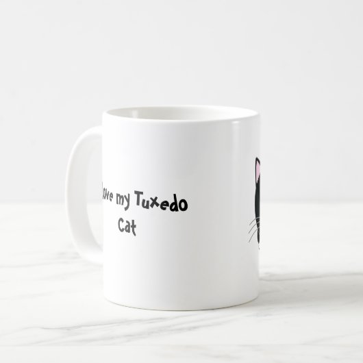 Schlaflosigkeit {Tuxedo} Kaffeetasse (Vorderseite Links)