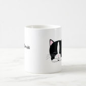 Schlaflosigkeit {Tuxedo} Kaffeetasse (Mittel)