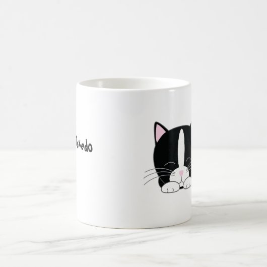 Schlaflosigkeit {Tuxedo} Kaffeetasse (Mittel)