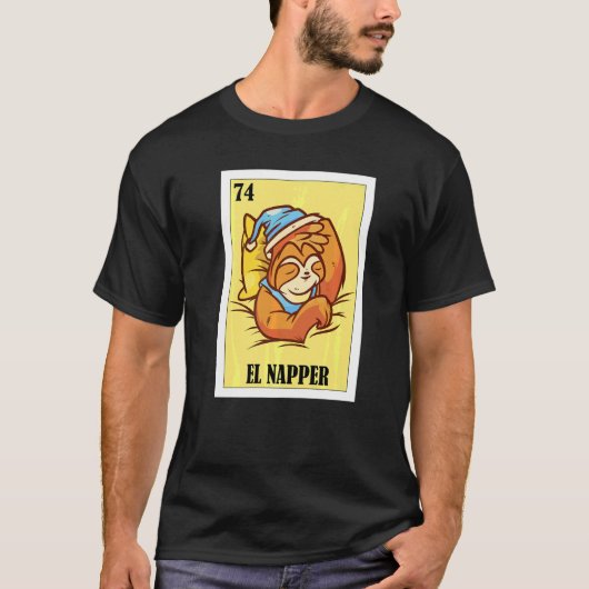 Schlaflotterie Design Mexican Lottery El Napper T-Shirt (Vorderseite)