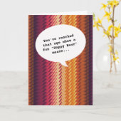 Schlaflover Happy Hour Altes Sonnenbad Geburtstag Karte (Gelbe Blume)