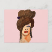 Schlafmädchen Postkarte (Vorderseite)