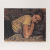Schlafmädchen (von Serebriakova) Puzzle (Horizontal)