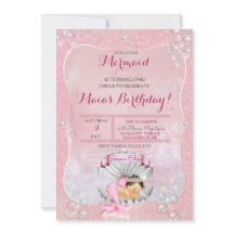 Schlafmaid Girl Pink Pearls Clam Muschel