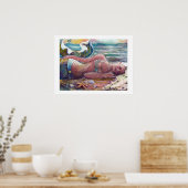 Schlafmaid-Plakat Poster (Küche)