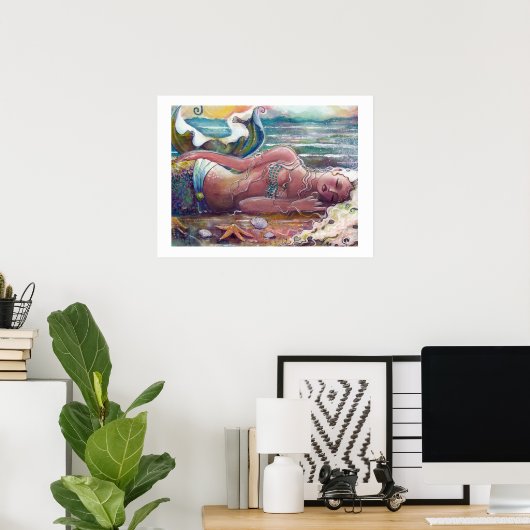 Schlafmaid-Plakat Poster (Heimbüro)