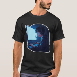 Schlafmangel-Gamer – Late-Night-Gaming-Design T-Shirt