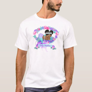 SchlafMeerjungfrau Thema Rosa Lila Türkis T-Shirt