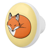 Schlafmittel Cartoon Fox Keramikknauf (Rechts)