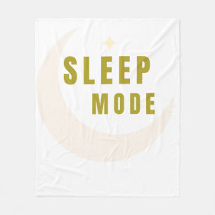 Schlafmodus Kuscheldecke Mond & Stern Fleecedecke