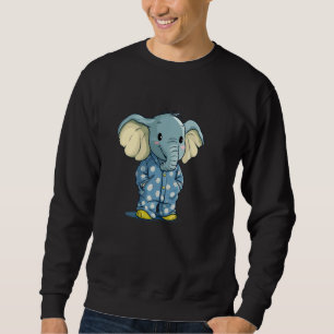 Schlafmodus mit diesem kuscheligen Elefanten aktiv Sweatshirt