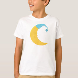 Schlafmond, Gelber Mond, Niedlicher Mond, Nachthem T-Shirt