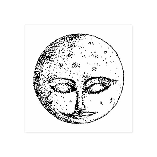 Schlafmond Gummistempel (Prägung)