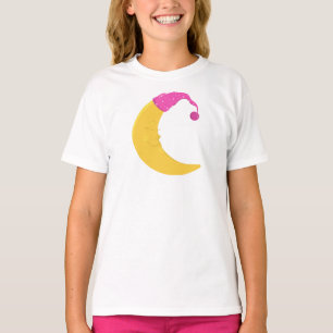 Schlafmond, Niedlicher Mond, Gelber Mond, Nachthem T-Shirt