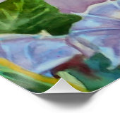 Schlafmoonflower-Poster Poster (Ecke)