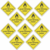 Schlafmütter Aufkleber (Vorderseite)