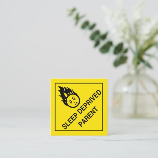 Schlafmütter Begleitkarte (Stehend Vorderseite)